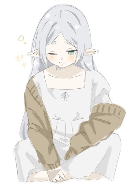 この絵は何分で描いたと思いますか?実際にかかった時間は1時間半です