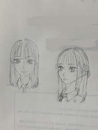 絵の評価をお願いします。 - 授業中に1時間かけて描いた落書き