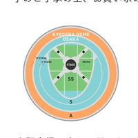 EdSheeranの京セラドームでのライブが当選しました。 - A席なので