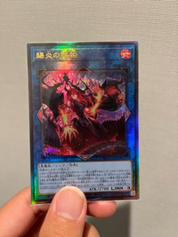 友達に誘われて遊戯王のパックを買ったところ賜炎の咎姫を当てました