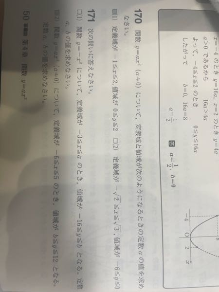 170の⑵の解き方を教えてください。 できれば解説付きでお願いします