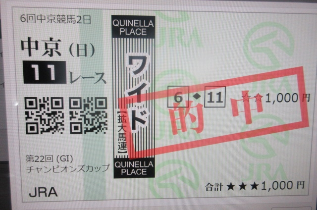 チャンピオンズカップで テーオーケインズは松山騎手の騎乗次第で 馬券内か馬券外が決まると思うんだがいいかな？ まぁどういう騎乗したらいいかは よくわかんないんだけどね(^_-)