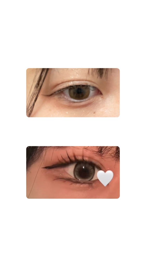 下のような目になりたいです。 今日初めてツケマをつけました。 全然理想と違い、全体で見たらインパクトがないです… これはツケマの種類のせいですか？ もっとバサバサしたのを買えば良いのでしょうか？