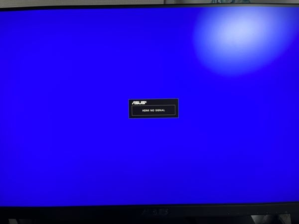 ASUSのモニター、ずっとこの画面でSwitchの画面が映らない - Yahoo