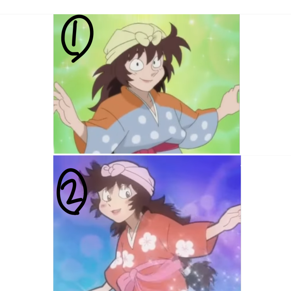 こちらの土井先生(土井半子ちゃん)1と2の女装の回タイトル教えて