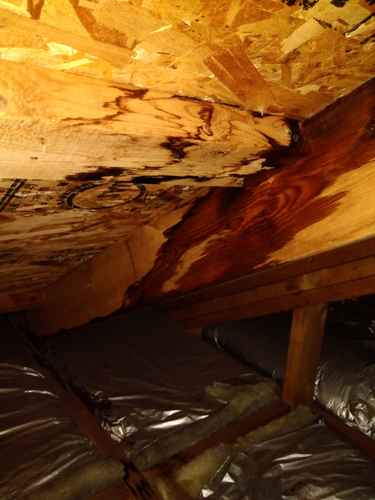 自宅の雨漏りについて質問です。 築25年の木造2階建てに住んでいるのですが、最近天井裏で雨漏りを見つけました（ポタポタ垂れるわけではなく、屋根の木組みに沿ってジワっと濡れる感じです）。 業者に見てもらったところ、部分修理は無理で屋根を丸ごとガルバリウム鋼板でカバーするしかないと言われ、150万円以上かかると言われました。 あと5〜10年位住んだら売ろうと考えているのですが、こんなにお金をかけて直すべきでしょうか？築年数的にはもう建物の価値はゼロなので、もったいない気がしています。 屋根外壁は10年おきに塗り替えて綺麗ですし、普通の雨では漏らず、強風・強雨のときに漏るようで、天井や壁には染みておらず、日常生活に影響無いのですが… 中古物件の売却に詳しい方、ぜひご教授願います。