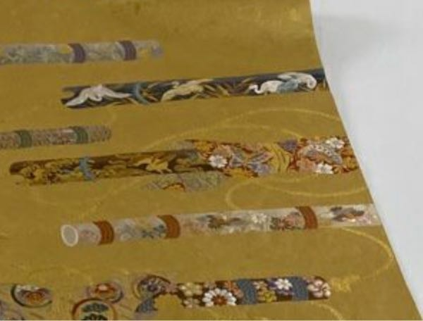 某サイトなどに画像のような金の帯、金泥箔.本金箔が数千円で販売され