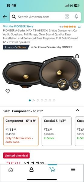 カーオーディオのスピーカーを変えたいのですが、好みの音質のものを買うにはスペックなどをどのように見たらいいのでしょうか、同じようなスペックで値段が違うなどあり、なかなかわかりません。 ちなみに今はこれはどうかなと思っています。