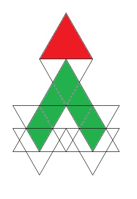 下記の赤い部分が一辺が60ミリの正三角形の時に緑の大きさって求めるのは可能ですか？ 可能なら：解くうえでの考え方や計算式そして答えの流れで教えてください。 不可能なら：何が足りなくて解けないのか教えてください。