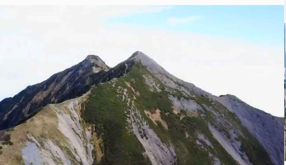 この山の名前を教えて下さい。 BSフジの絶景百名山のオープニングに出てくる山です。