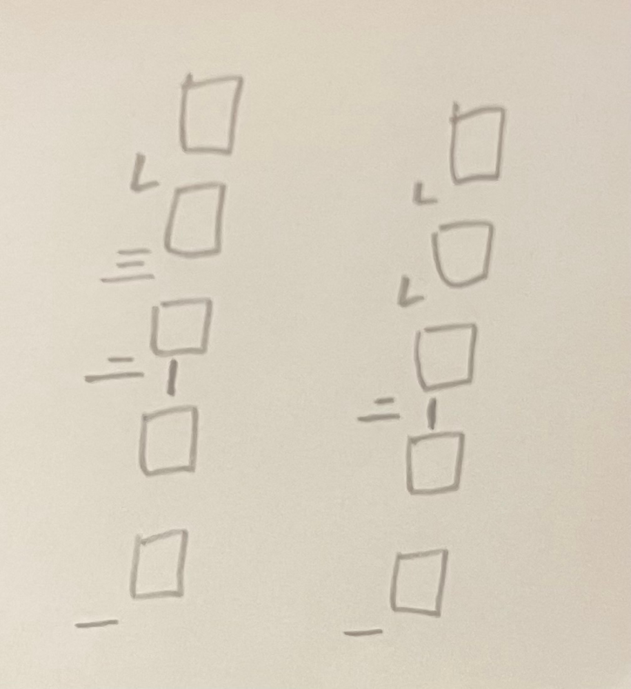 〈至急！〉 漢文の質問です。 私は画像の右のように書いたのですが、解答には左が載っていました。順番は同じだと思うのですが間違えている点がわからないので教えていただきたいです。