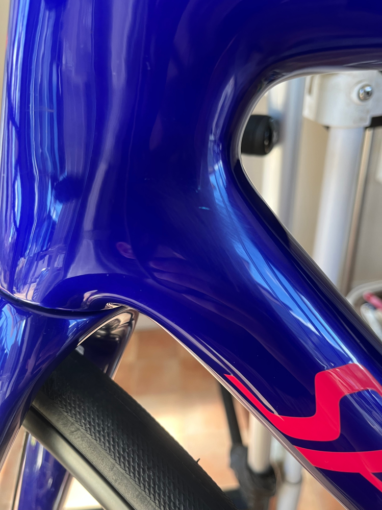 状態良好】GIANT 青 自転車 フレームに傷あり 状態良好】GIANT 青