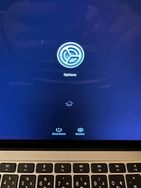 MacBook AirM1型？を初期化したいのですが、この画面から進むことができないのですが分かる方教えて欲しいです。