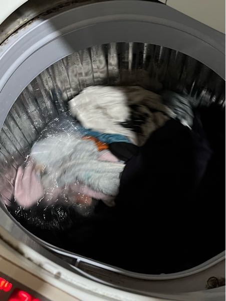 至急です、はじめて洗濯機回したのですが、水ってこれで足りてるんで 