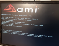 PCを起動すると、AMIと書かれた黒い画面→THIRDWAVE→ブルースク... - Yahoo!知恵袋