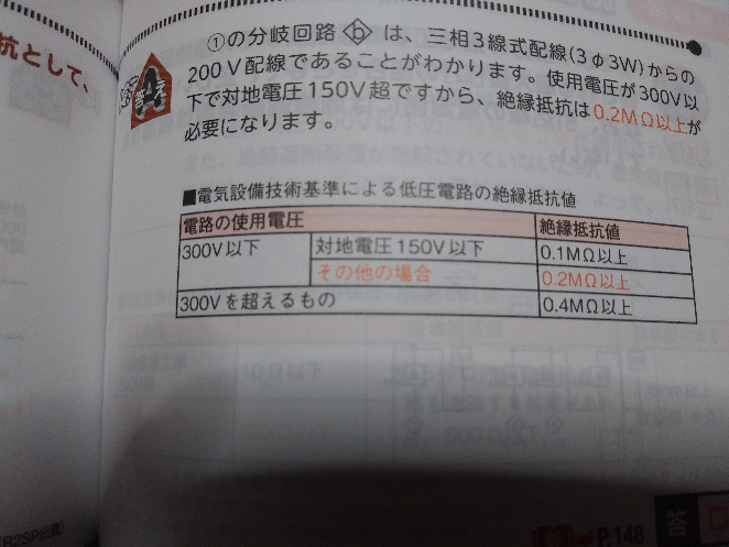 表の電路の使用電圧が 0V~150V以下 150V超~300V以下 300V超 ではなく、300Vで分けられているのは何故ですか？