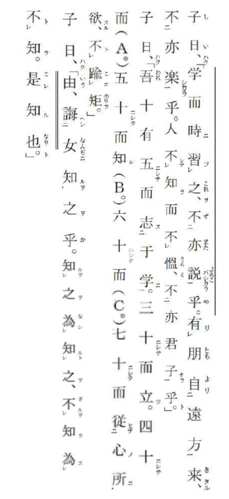 至急です！高校言語文化の漢文についてです。レポートで分からない