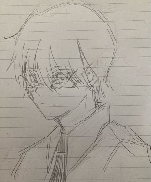 この絵見て何歳くらいに見えますか？ - 中学3年生です。私は基本的に絵