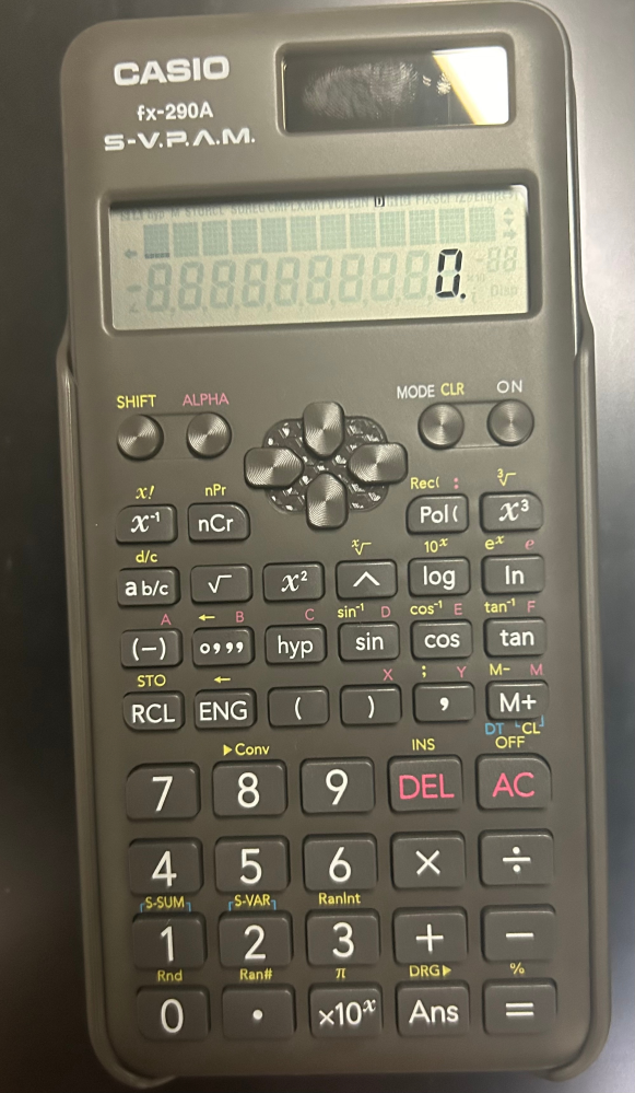 関数電卓です！ 至急】CASIOのfx-290Aの関数電卓を使っているのですが - Yahoo!知恵袋