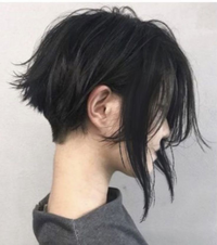 この髪型ってなんて言うんですか？両前だけ長くて後ろだけ短い