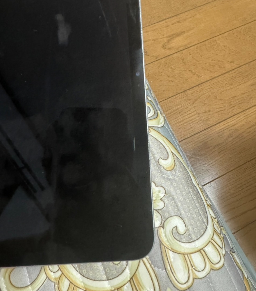 この傷ができてからiPadのタッチ反応が悪くなりました。 - 最