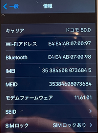 iPhoneSE(第1世代)のSiMロック解除ができなくて困っています iPhoneSE(第1世代)のSiMロック解除ができなくて困っています