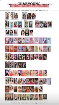 TWICE 過去トレカ TWICEのトレカ一覧表を探しているのですがこうゆうさーたんの