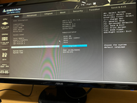 自作PCを譲り受けパーツを頂き作成しているのですがこの画面から 自作PCを譲り受けパーツを頂き作成しているのですがこの画面から