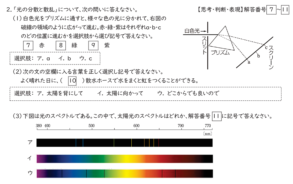 【化学】 高校1年生化学の問題です。下の写真の□の7から11の問題の答えが分かりません！ わかる方いましたら、ご回答よろしくお願いします！