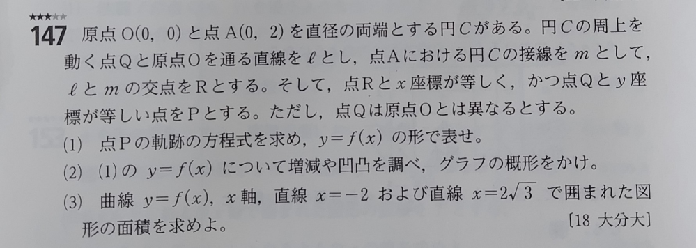 数学Ⅲの問題です 画像の問題の解答手順教えていただけると嬉しいです。