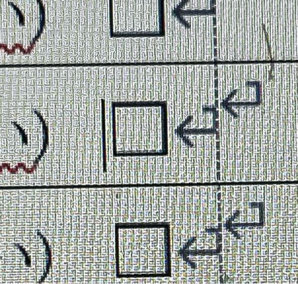 Wordに詳しい方教えてください。 この□の中にチェックマークを入れたいのですが、できません、、 また、文字を入力すると周りのカッコが動いてしまうのですが、どうすればうごかなくなりますか？？