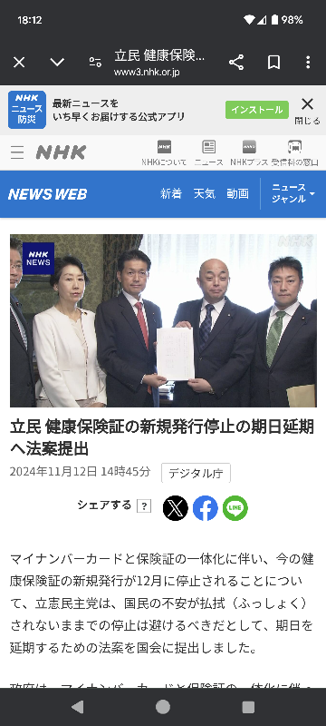 次の参院選はいつですか?自民党の議席を減らしたい。ねじれ国会が良い。立憲民主党がんばれ。マイナ保険証強制反対。女性天皇賛成。無党派層より