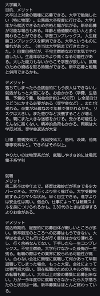 高専電気電子系学科卒23歳です。進路について質問があります。
新卒で入った会社を3ヶ月で辞めてしまい、その後大学編入を目指すも不合格になってしまいました。 詳細を知りたい方は前回の質問を見てくださると幸いです。https://detail.chiebukuro.yahoo.co.jp/qa/question_detail/q10303590800

前回の質問に多くの方が回答してくださ...