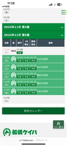 競馬初心者です。 船橋競馬に行く予定です。 1日12レース行うと聞いたのですが写真をみると例えば11月25日 14:05、14:45、20:50と書いてありますが3レースのみというわけではないのでしょうか。また、水沢3R発売とはどういう意味でしょうか。ご教授いただけますと幸いです。