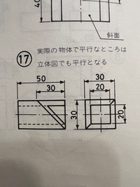 2面図から立体図を作成する問題に取り組んでいますが、どうしてもこの図から立体にできません。
皆さんはどのように解きますか？ 