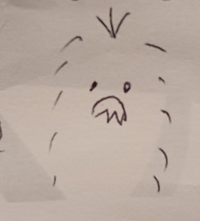 こんな感じのキャラクターの名前分かる人いませんか？絵がうろ覚え 
