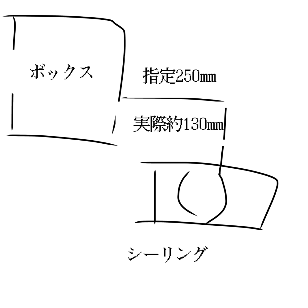 第一種電気工事士技能試験でジョイントボックスから引っ掛けシーリングへの指定長さの250mmのところを間違えて短くしてしまいました。 真上から見た時、ボックスから出るところから引っ掛けシーリングへの長さが130mmでした。これは欠陥になりますか？