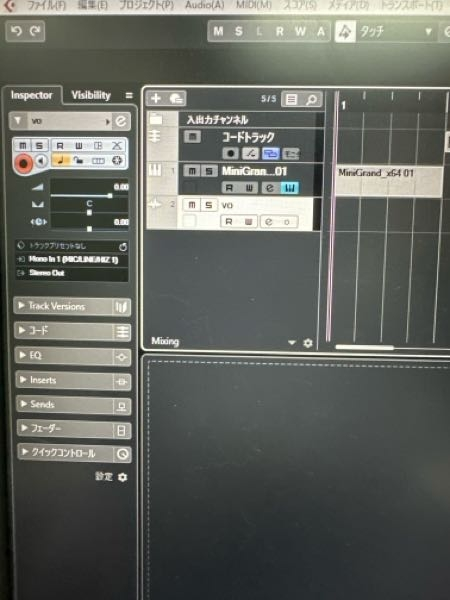 cubase pro10.5です。 各トラックのところに録音するための赤いボタンがあったのに無くなったんですがなんでかわかりますか？？