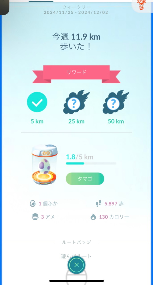 ポケモンGOについての質問です。 10kmのたまご（紫色）をセットしたのですが、画像のように5kmと書いているのですが、これはバグですか？その場合5kmで孵化するのでしょうか？