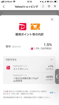 paypayソフトバンクユーザー限定クーポンでYahooショッピング10%オフを獲得しクーポンを使うをタップしてYahooショッピングに飛び買い物決済をしようとしたら獲得ポイントに全く反映されてないよ うなのですが払ったら反映されるのでしょうか？