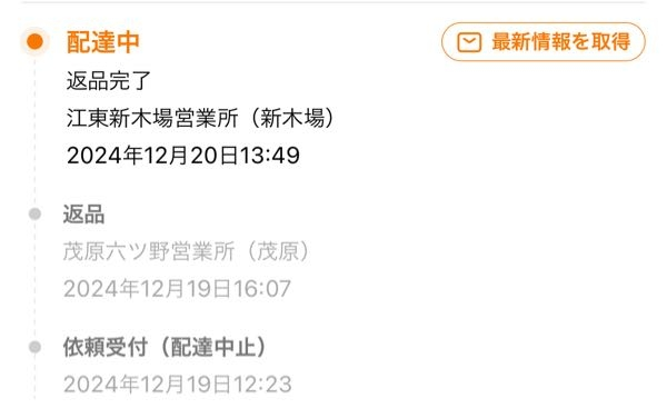 至急】temuについてです。勝手に返品手続きをされ商品が届く前に返品