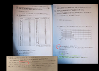 中学 数学について質問です
赤の四角はどうしてこのような式になるのですか？
教えてください 