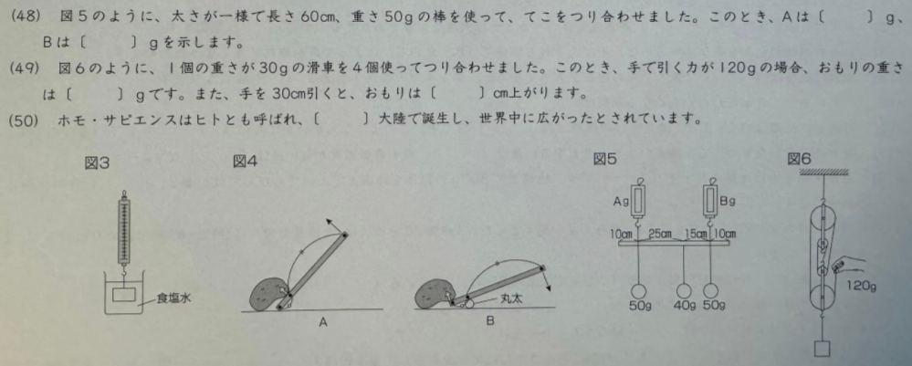 この算数の問題の(48)の問題の詳しい解説を、中学受験をする小学六年生にわかるようによろしくお願い致します。 解答は 90 100 です。