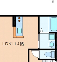 今度賃貸に引っ越すのですが冷蔵庫の置き場について質問があります。こういう場... - Yahoo!知恵袋