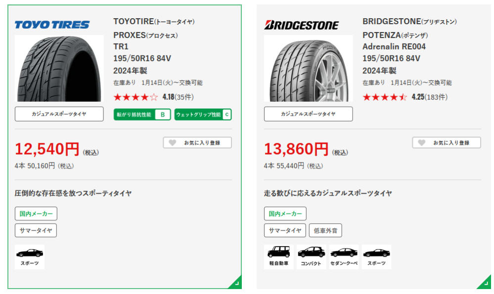 NDロードスターに履かせるなら、どちらが良いですか！？