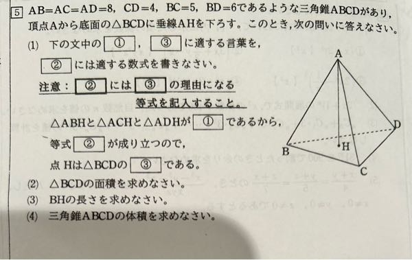 (2)と(3)と(4)の答えを教えてください！途中式も教えてください！ 至急お願いします！