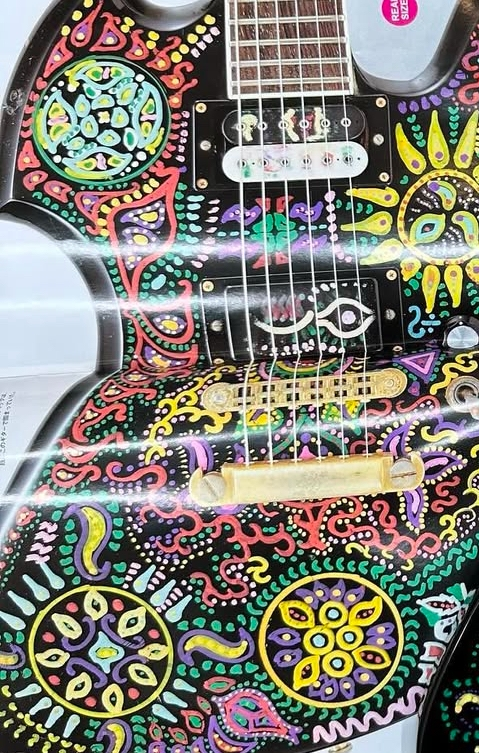 フェルナンデス ターゲット XJAPAN hideサイケペイントギター