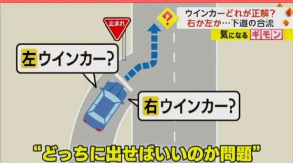 来月免許を取るものです。 どちらにウィンカーを出すべきでしょうか？ 仮に左に出すとすると、高速道路に入る時も、左なんですか？また、道路交通法何条ですか？教習所で教えてくれますか？