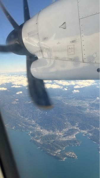 飛行機プロペラを肉眼で見るとほぼ見えませんがスマホのカメラ越しに見ると羽がはっきり見えました。この理由はなんでしょうか？