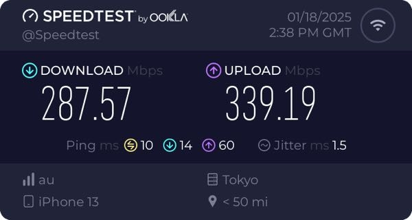 回線速度を測ったのですが、これはどのぐらいですか？ 早いですか？遅いですか？ 何度かやった結果ダウンロードの平均は320ぐらいでした